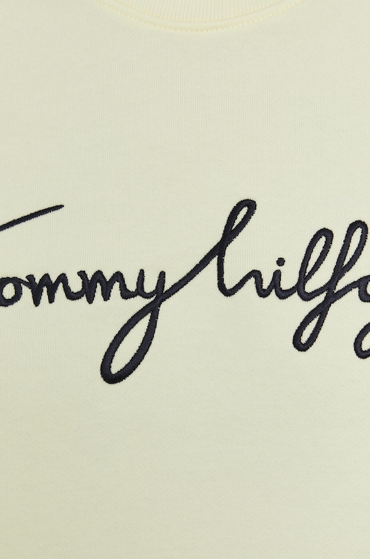Bavlněná mikina Tommy Hilfiger WW0WW30659.4890 žlutá