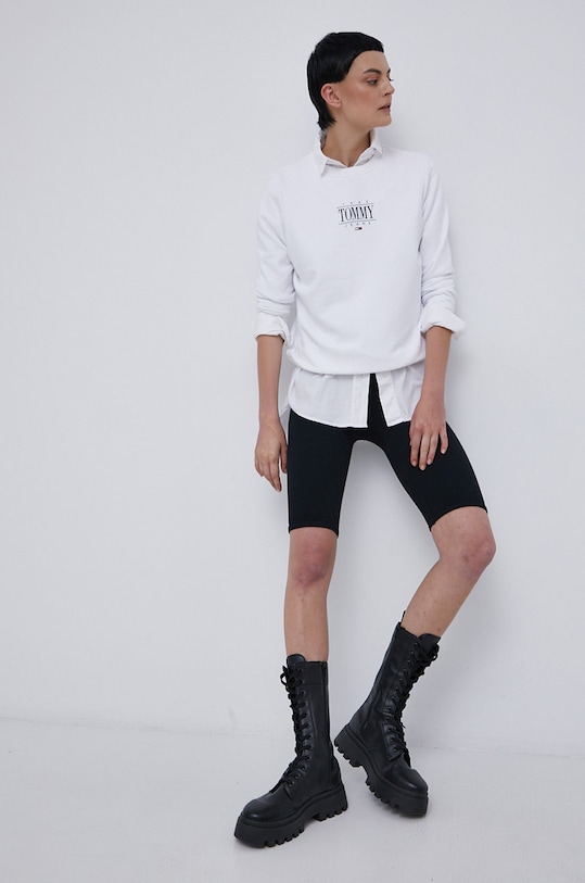Tommy Jeans Bluza DW0DW11046.4890 DW0DW11046.4890 biały AW21