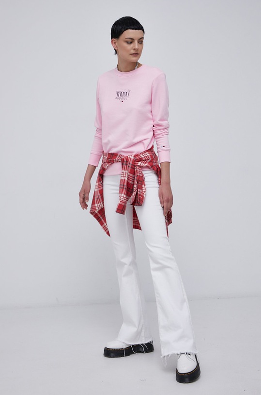Tommy Jeans Bluza DW0DW11046.4890 DW0DW11046.4890 różowy AW21