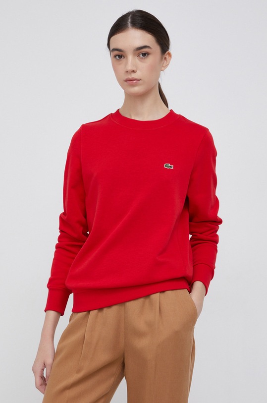 Mikina Lacoste SF7089 červená SS22