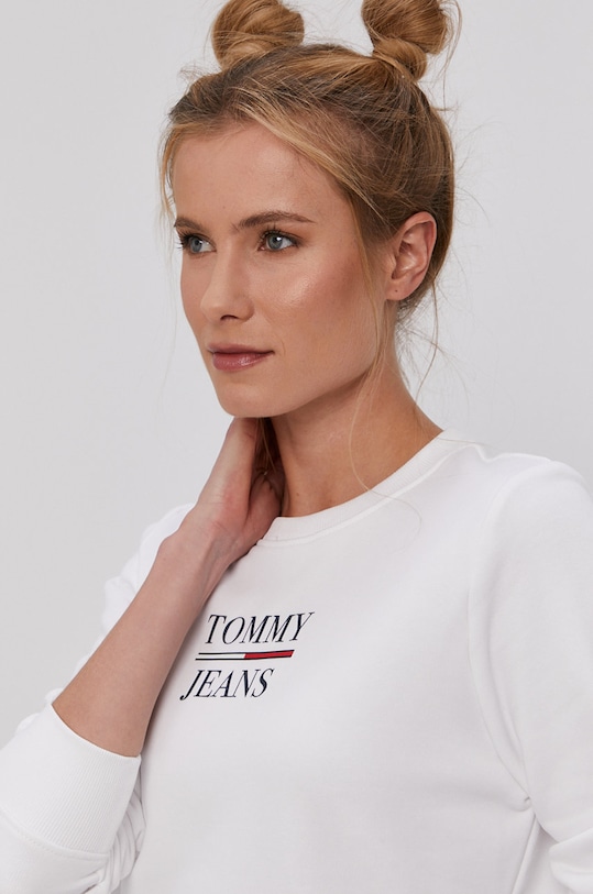 Tommy Jeans bluza biały DW0DW09663.4890