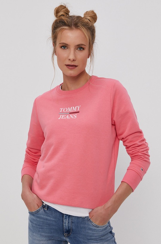 Tommy Jeans bluza pozostałe różowy DW0DW09663.4890