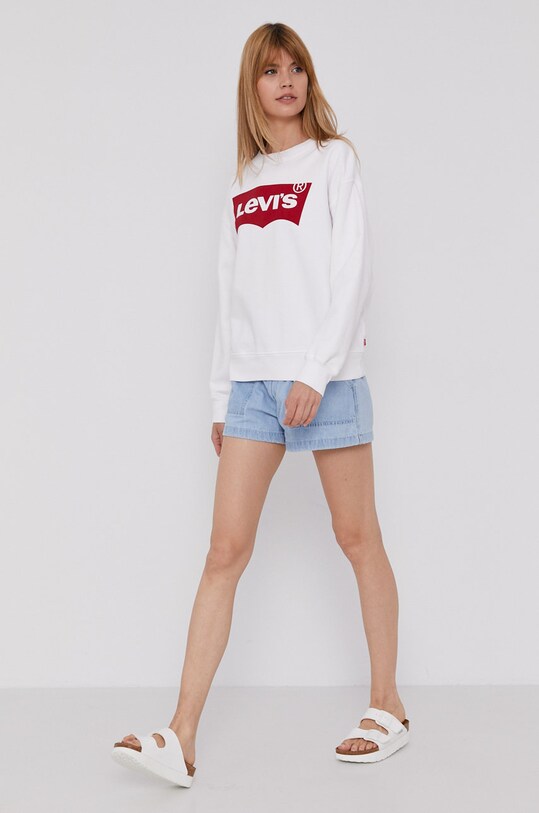 Levi's sweatshirt 18686.0011 white AW21