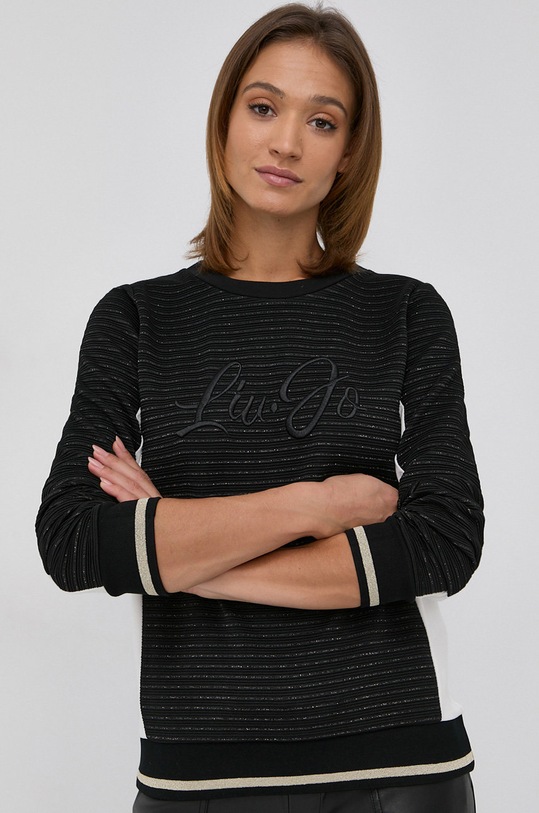 Liu Jo Bluza TF1206.J6239 aplikacja czarny TF1206.J6239