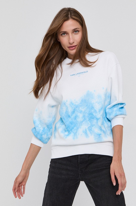Karl Lagerfeld Bluza 215W1803 pozostałe biały 215W1803