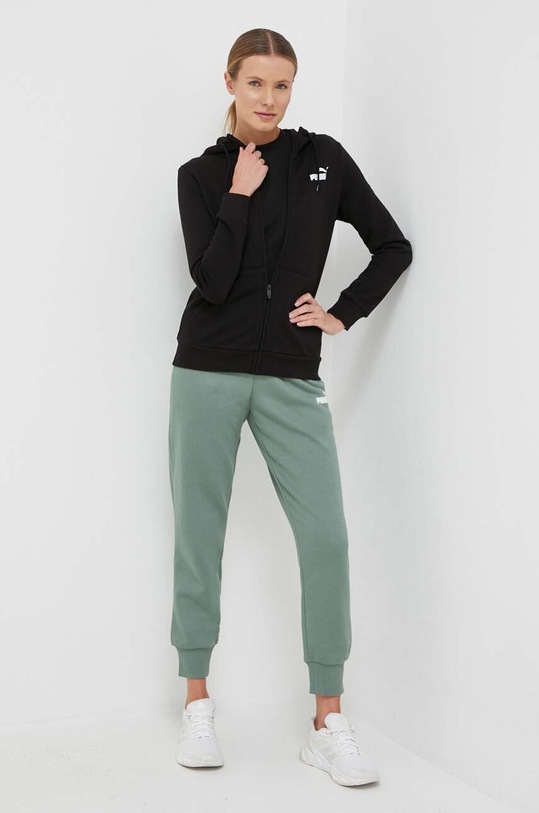 Puma bluza 586811 negru AW24