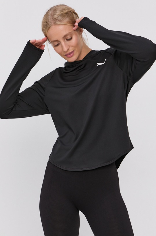 Puma bluza z kapturem czarny 586858
