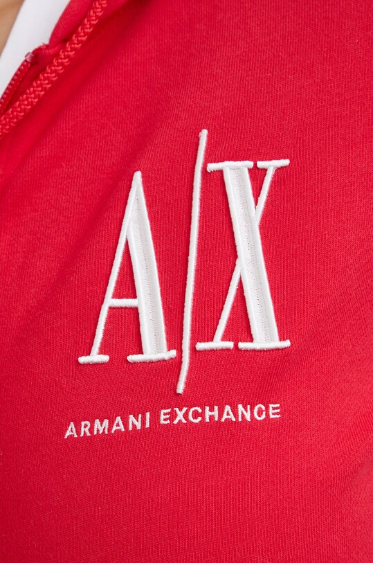 Armani Exchange bluza bawełniana 8NYM22.YJ68Z czerwony