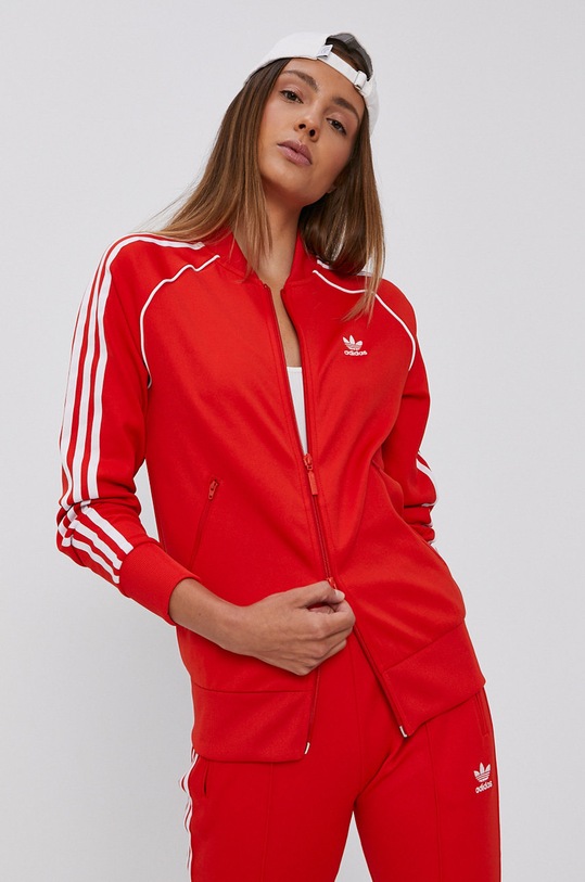 adidas Originals Bluza H18189 aplikacja czerwony H18189