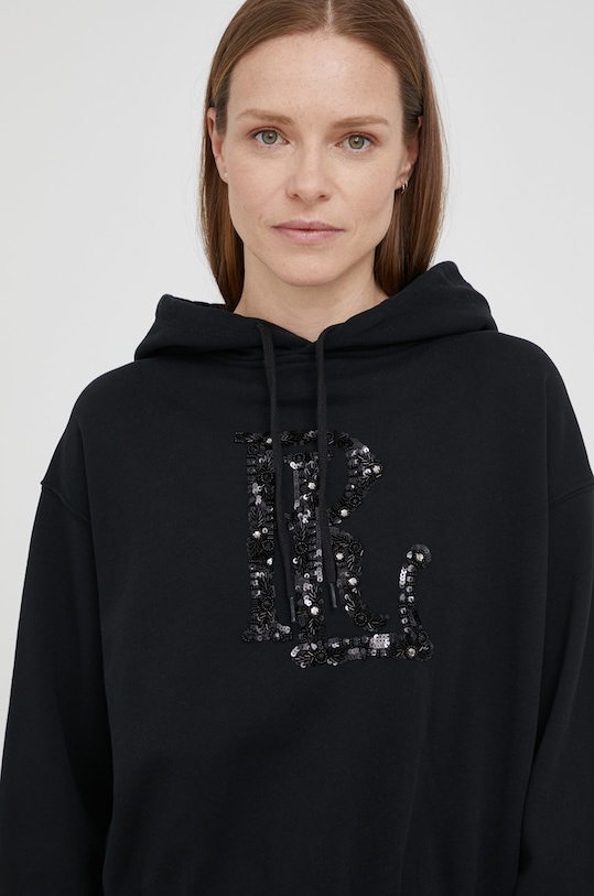 Bavlnená mikina Polo Ralph Lauren čierna 211846858001