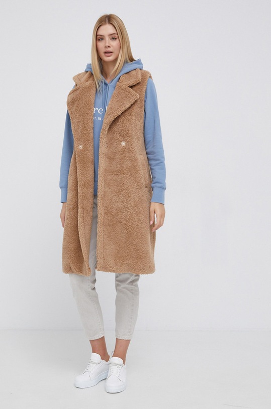 Marc O'Polo Bluza bawełniana 108412354127 niebieski AW21