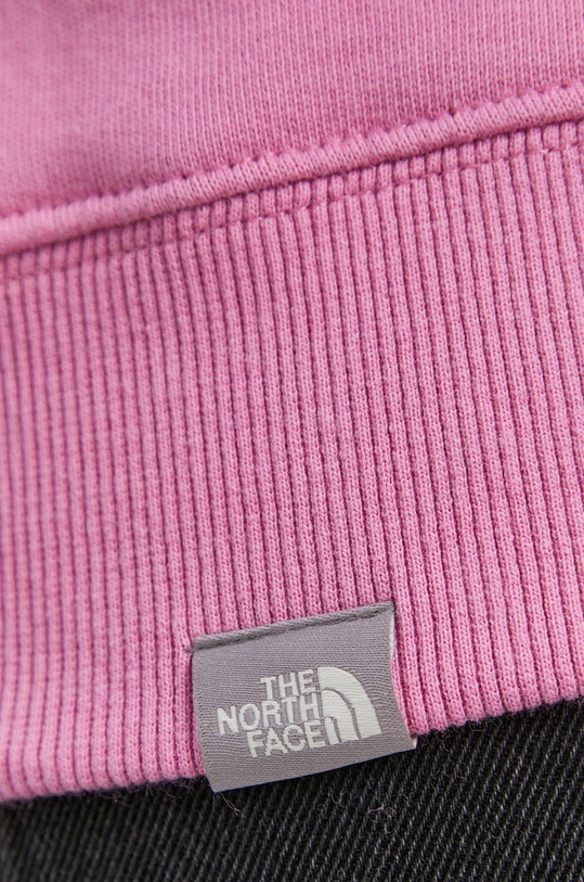 Bavlněná mikina The North Face NF0A55ECY9U růžová