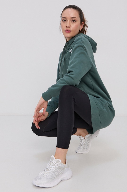 The North Face Hanorac de bumbac uni verde NF0A5ILOHBS1