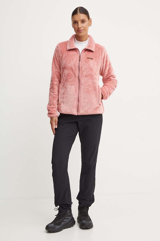 Športová mikina Columbia Fire Side 1819791 ružová AW24