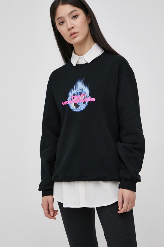 HUF Bluza pozostałe czarny wpf0010