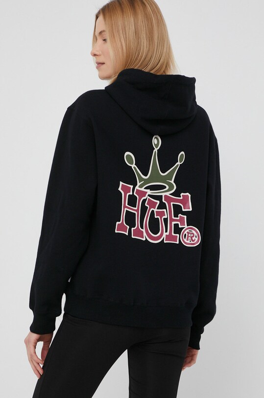 Odzież HUF Bluza wpf0012 czarny