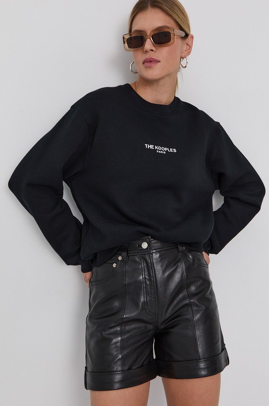 Mikina The Kooples FSWE23016K černá AW21