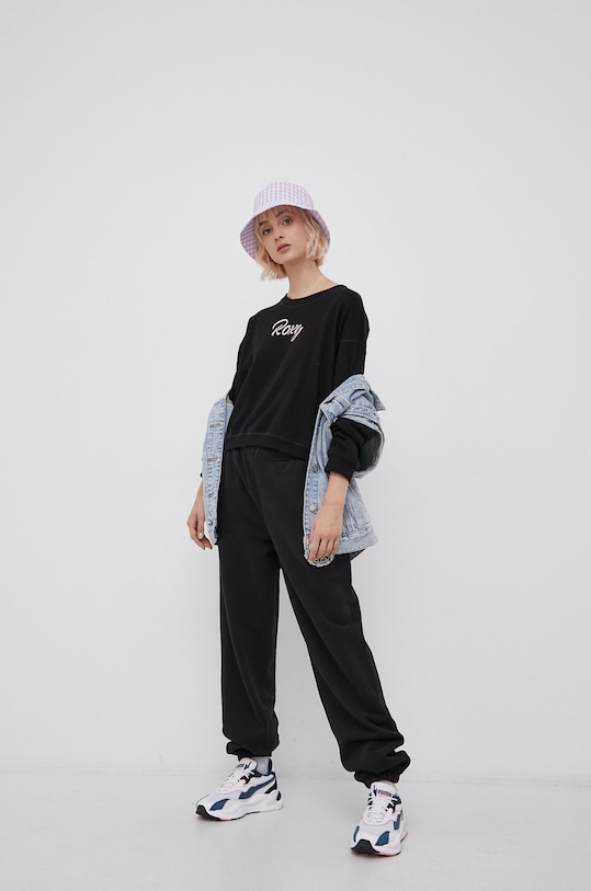 Roxy Bluză imprimeu negru ERJFT04477