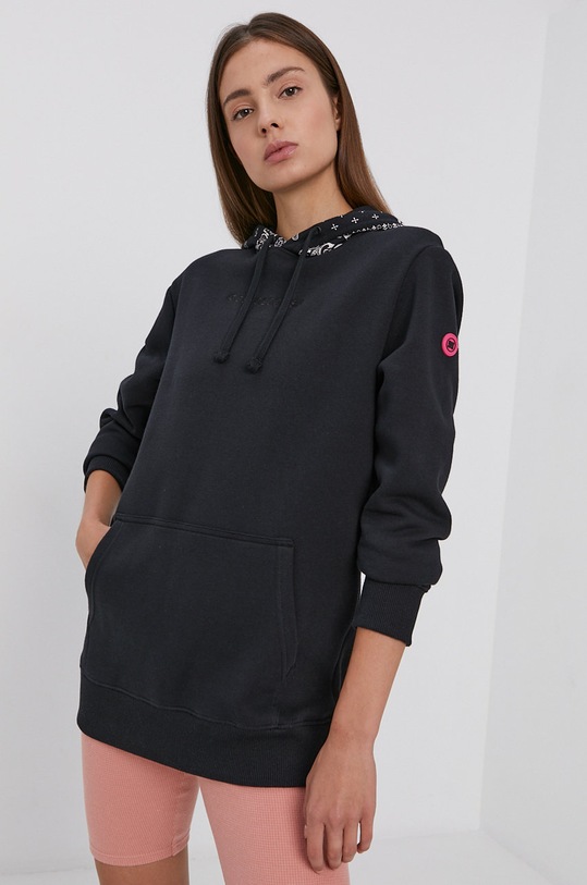 DC - Bluza z kapturem czarny ADJFT03023