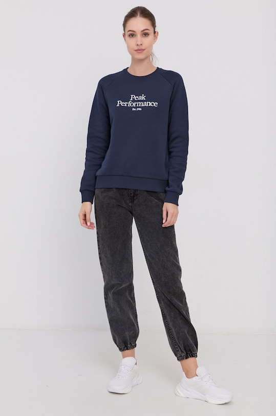 Peak Performance Bluză G75637 bleumarin AW21