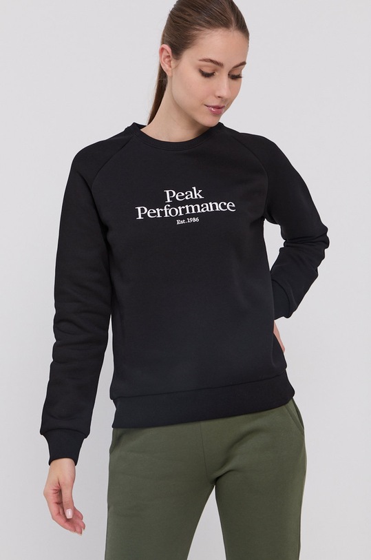 Mikina Peak Performance G75637 čierna AW21