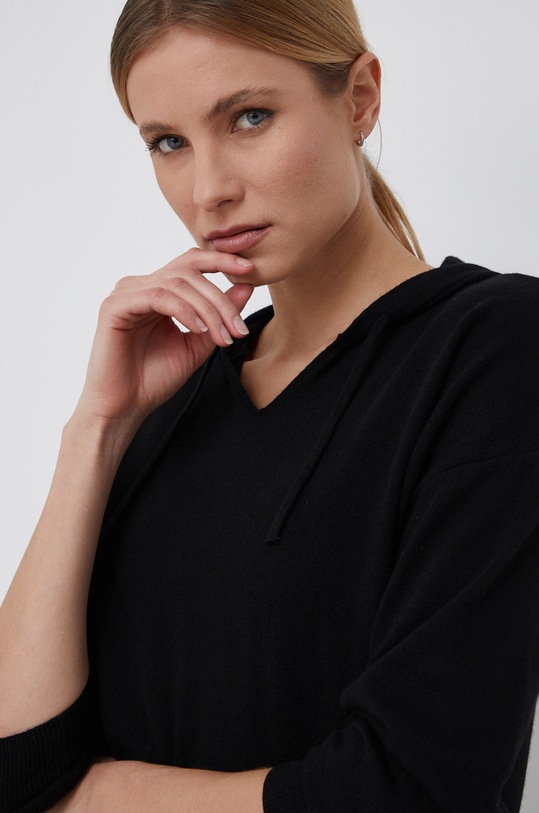 Svetr s příměsí kašmíru United Colors of Benetton černá 1035D2546.700