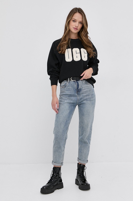 UGG bluza aplikacja czarny 1123718