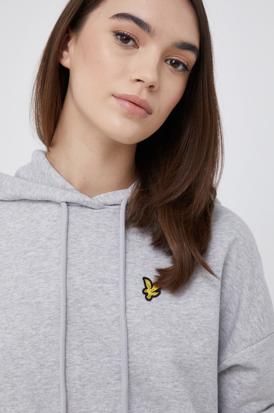 Lyle & Scott Bluza bawełniana szary MLW1201V.D24