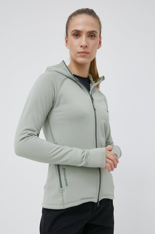 Houdini bluza sportowa Power z kapturem zielony 125984