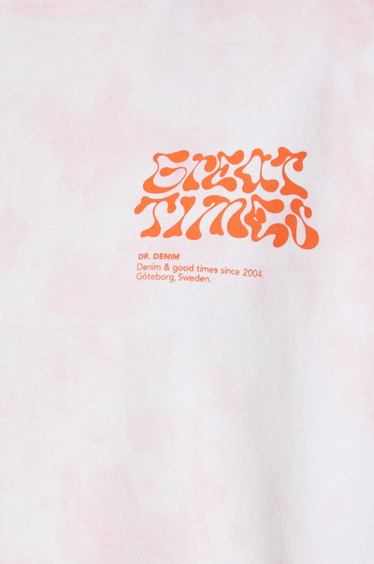 Dr. Denim Longsleeve bawełniany 2131117U41 różowy