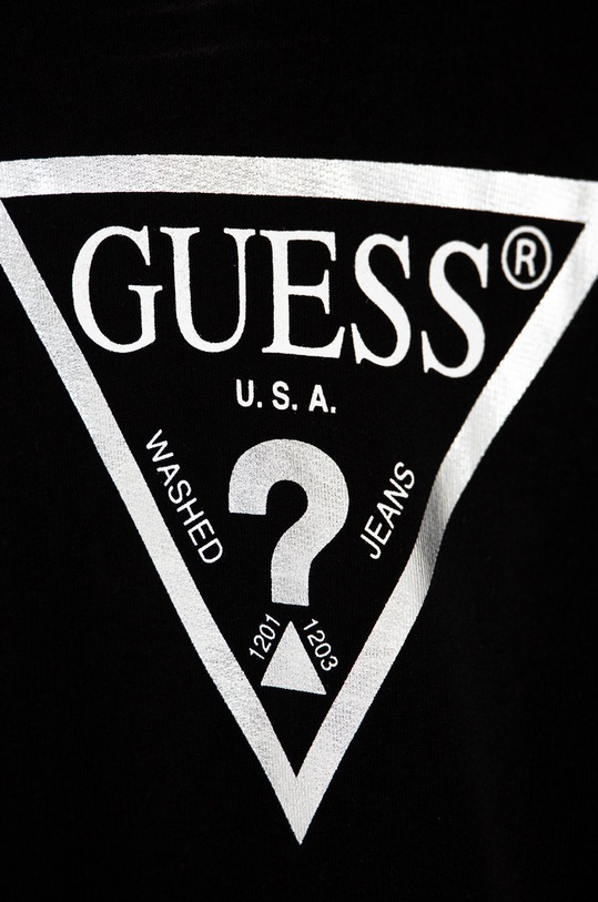 Dziewczynka Guess Bluza bawełniana dziecięca J74Q10.KAUG0 czarny
