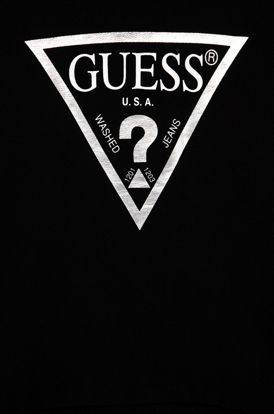 DÍVKA Dětská bavlněná mikina Guess J83Q14.KAUG0 černá