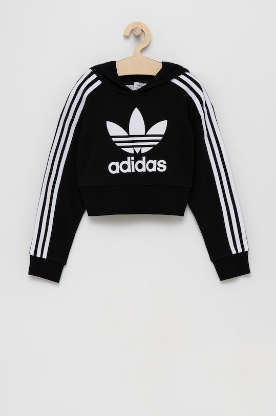 Dětská mikina adidas Originals H32337 nášivka černá H32337