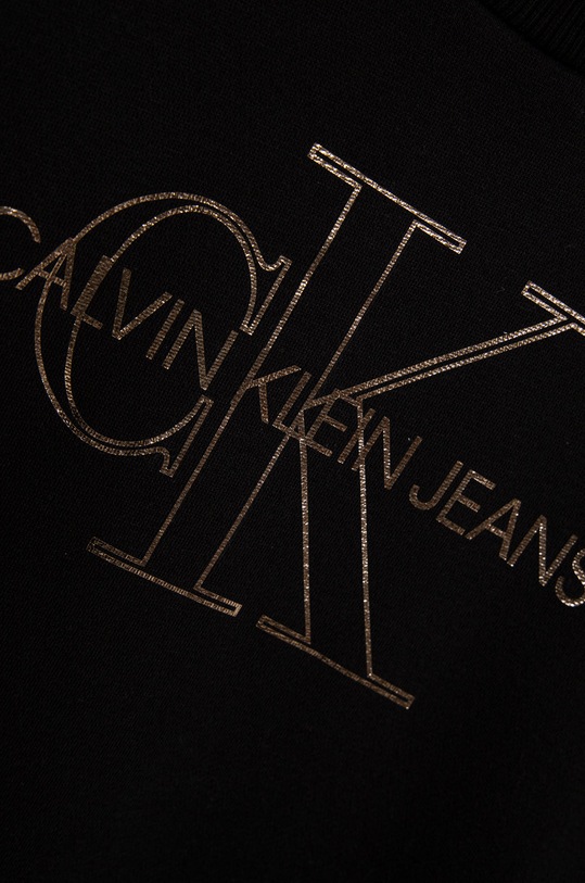 DÍVKA Dětská mikina Calvin Klein Jeans IG0IG01104.4890 černá