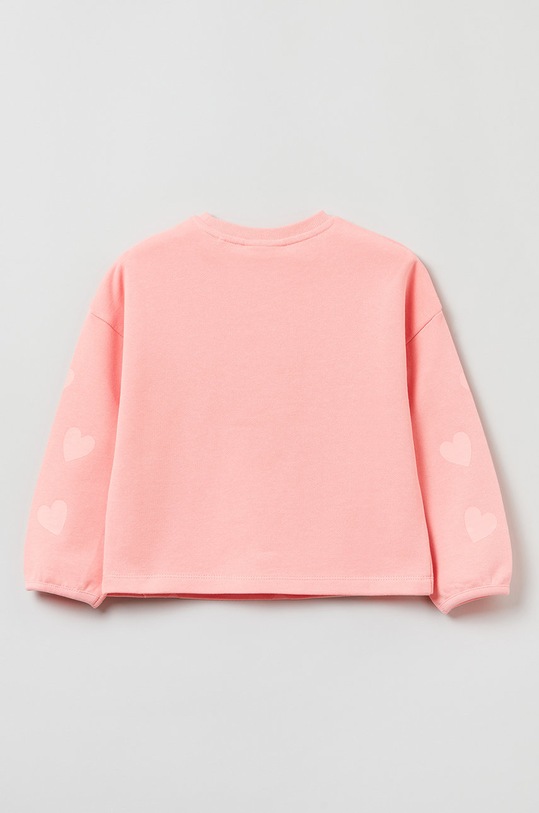OVS Bluza bawełniana dziecięca 1280252.Girl.3.10years. różowy AW21
