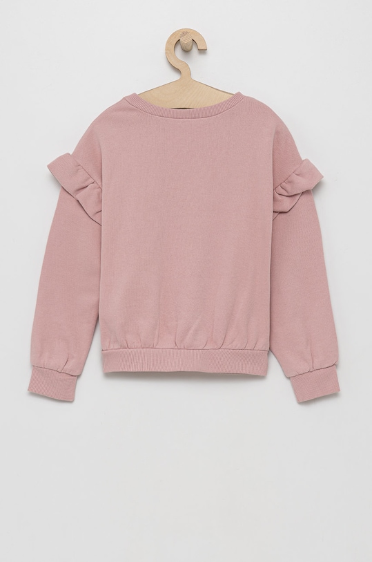 United Colors of Benetton Hanorac de bumbac pentru copii 3J74C15CO roz AW21