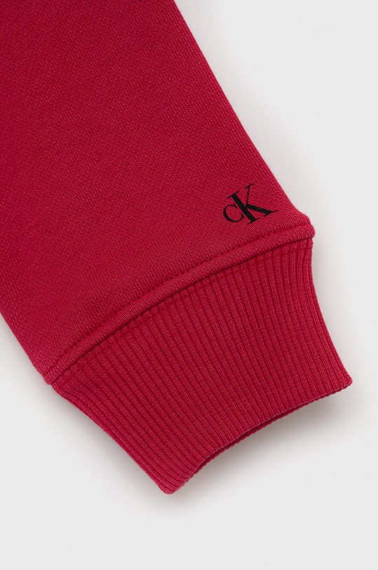 CHLAPEC Calvin Klein Jeans - Dětská bavlněná mikina IU0IU00162.4890 růžová
