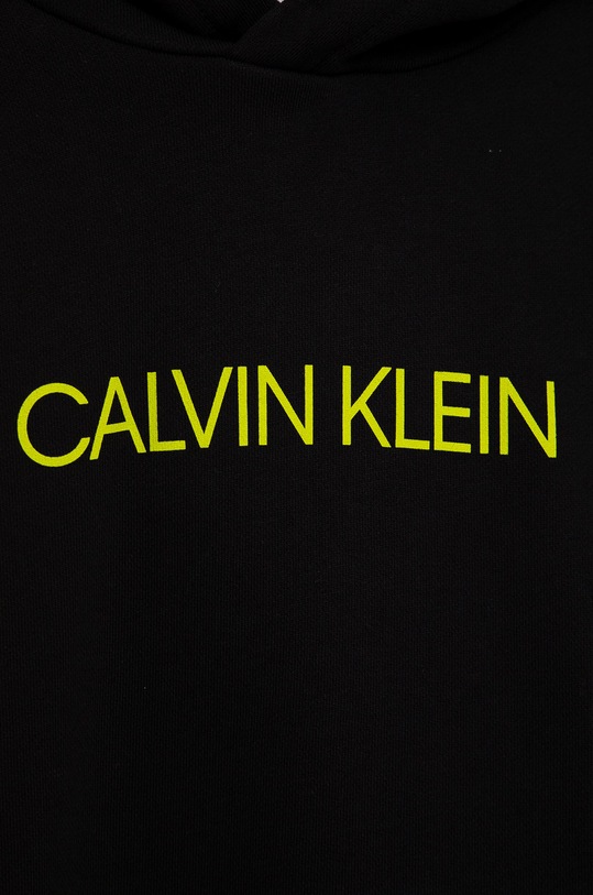 Chłopiec Calvin Klein Jeans Bluza bawełniana dziecięca IU0IU00163.4890 IU0IU00163.4890 czarny