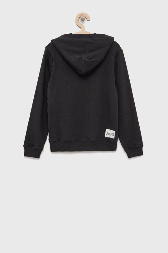 Calvin Klein Jeans Bluza bawełniana dziecięca IU0IU00163.4890 IU0IU00163.4890 czarny AA00