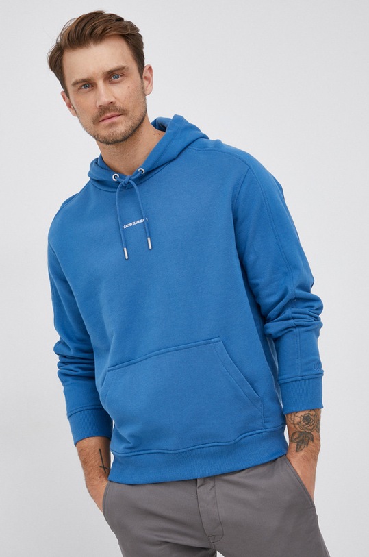 Bavlnená mikina Calvin Klein Jeans modrá J30J317388.4890