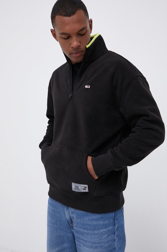 Tommy Jeans Bluza DM0DM11644.4890 aplikacja czarny DM0DM11644.4890