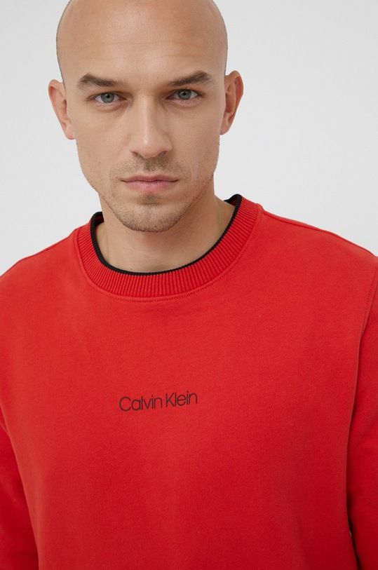 Calvin Klein - Bluza bawełniana pomarańczowy K10K107895.4890