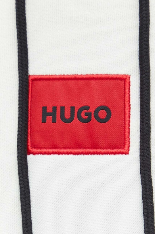 Bombažen pulover HUGO 50458700 zelena