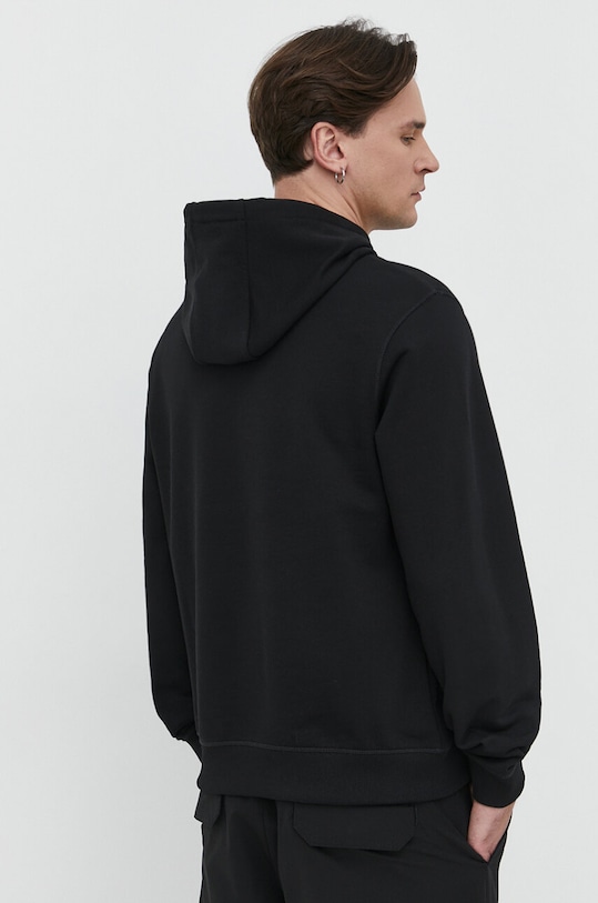 Ρούχα Βαμβακερή μπλούζα HUGO 50458700 μαύρο