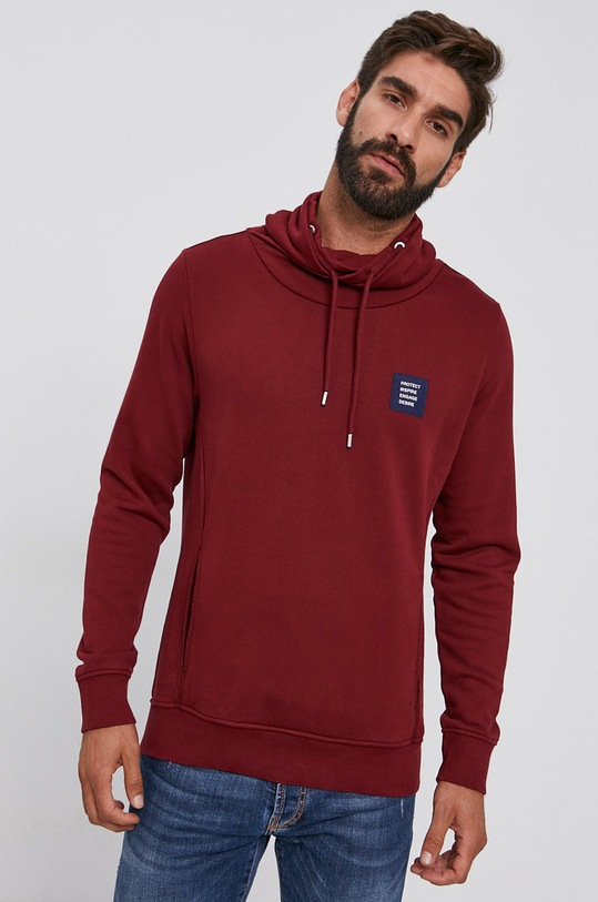 Bluza bawełna bordowy 2102923