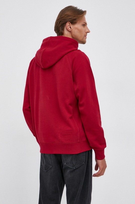 Odzież Lacoste Bluza bawełniana SH9202 SH9202 czerwony