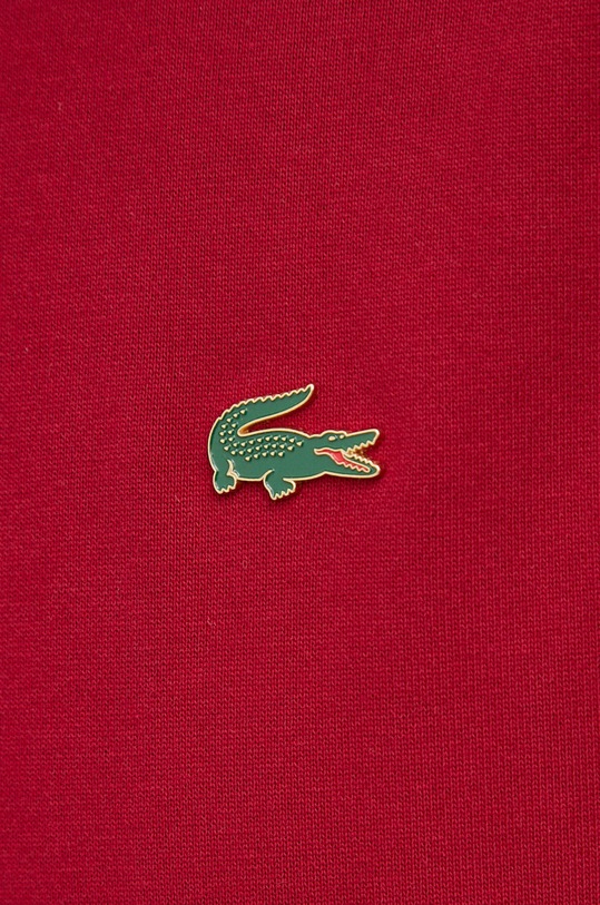 Lacoste Bluza bawełniana SH9202 SH9202 czerwony