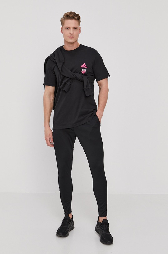 Adidas Bluză GK9076 GK9076 negru SS22