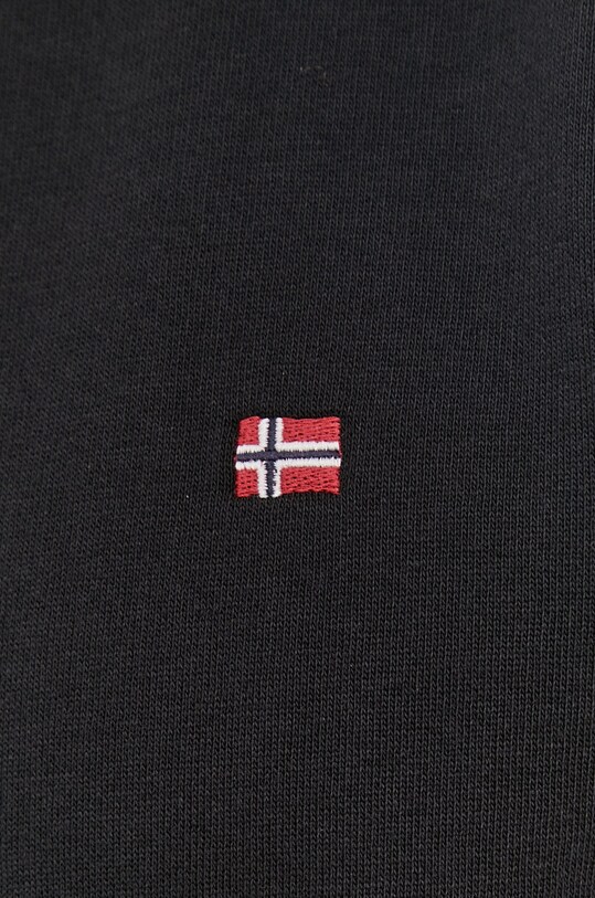 Μπλούζα Napapijri NP0A4FQW μαύρο