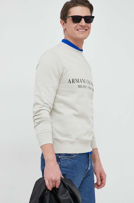 Кофта Armani Exchange с эластаном зелёный 8NZM88.ZJKRZ